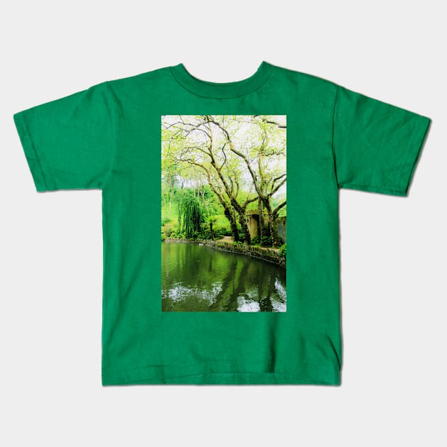 Mossy Ruins Kids T-Shirt by TomikoKH19